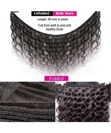 18 18 18 Inch Brazilian Body Wave Human Hair Bundles - 100% Unprocessed 9A Weave Extensions for Black Women - Natural Color - 3 Bundle Pack - Buy Online on GoSupps.com