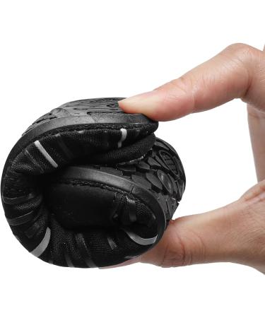 JIASUQI Kids Water Shoes Quick Dry Barefoot Aqua Socks - Beach & Pool - Black - Size 8.5/9 UK Child - Buy Online on GoSupps.com