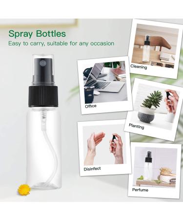Lisapack 1oz Mini Spray Bottles (6 Pack) - Clear Fine Mist Atomizers for Perfume, Cologne & Water - Buy Online on GoSupps.com