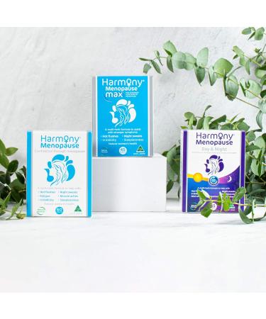 Harmony Menopause Supplements for Women - 120 Tablets for Hot Flashes & Irritability - Buy Online on GoSupps.com