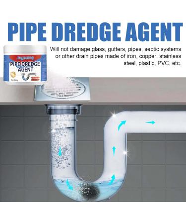 Pipe Dredging Agent 200g Powerful Sink and Drain Cleaner Sewer Dredging Agent Sink Dredging Agent Multifunction Powerful Pipe Dredging Agent Powder for Kitchen Sewer Toilet Clogging Cleaner (1PC) - Buy Online on GoSupps.com