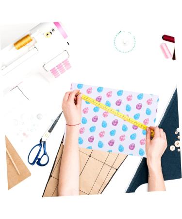Lurrose 9 sheets Faux Pu Fabric Handmade Egg Making Themed Diy Jewelry Leather Artificial Printing - Buy Online on GoSupps.com