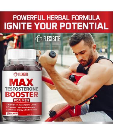8in1 Testosterone Booster Gummies for Men - Tongkat Ali Fenugreek Ashwagandha Magnesium | Improve Libido & Hormonal Balance | Non-GMO Made in the USA Black Cherry Flavor 120 Count - Buy Online on GoSupps.com