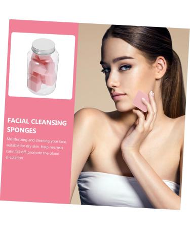 minkissy 1 Facial Cleansing Sponges Esponjas Para Maquillaje Cosmetic Wedge Foundation Sponge Cosmetic Blending Sponge Makeup Foundation Face Powder Wedge Soak in Water Makeup Puff - Buy Online on GoSupps.com