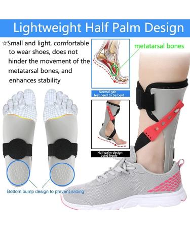 Adjustable Foot Drop Orthosis | Large Left Foot Support & Stabilizer | Sleep Ankle Support - Buy Online on GoSupps.com