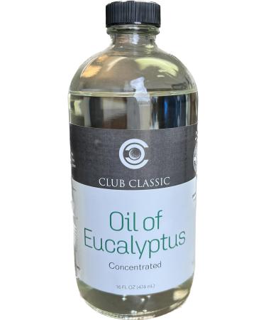 Club Classic Oil of Eucalyptus - 16 oz (Concentrated) Eucalyptus 16 Fl Oz (Pack of 1)