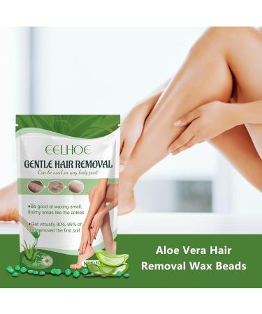 Wake Bears Aloe Vera Hard Wax Pearls for Painless Hair Removal Sensitive Skin Coarse Hair Bikini Legs Arms and More - Buy Online on GoSupps.com