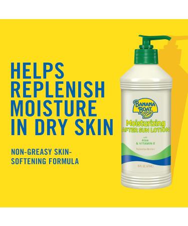 Banana Boat Moisturizing After Sun Lotion with Aloe & Vitamin E - 16oz | After Sun Care & Sunburn Relief - Buy Online on GoSupps.com