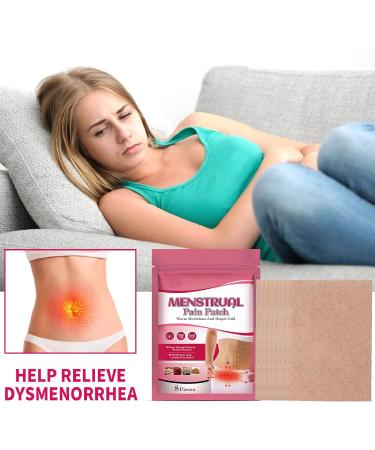 24 Piece Menstrual Pain Relief Heat Pads | 12-Hour Herbal Heating Plasters for Menstruation Comfort - Buy Online on GoSupps.com