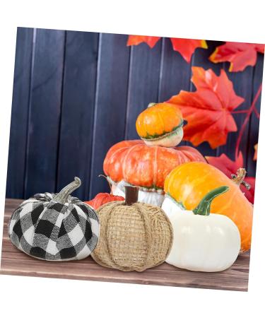 NOLITOY 48 Pcs Artificial Pumpkin Foam Pumpkin Decorations Fake Pumpkin Ornament Foams Fake Pumpkin Thanksgiving Hanging Ball White Pumpkin Ornaments Polyester Party Supplies Halloween - Buy Online on GoSupps.com