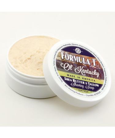 Shaving Soap WSP Formula T (Ol' Kentucky) 4 Oz - Shea Butter & Tallow - Buy Online on GoSupps.com