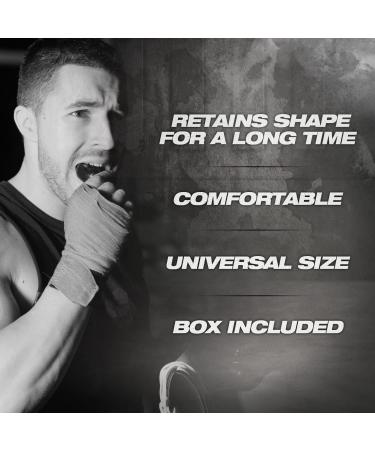 DBX BUSHIDO SPORT Silicone Mouthguard for Boxing - Red Adult Mouth Guard with Hygiene Box | Best Protection & Comfort - Buy Online on GoSupps.com