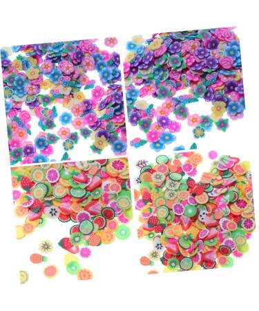 HAPINARY 3 Packs Clay Slices Fruit Slices for Nail Art Nail Art Decoration Nail Art Slices Polymer Clay