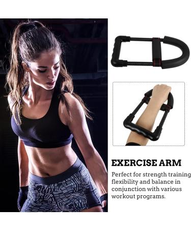 BESPORTBLE 2 Forearm Hand Grip Exerciser Wrist Strength Training Fitness Equipment 26X13.5CM Black - Buy Online on GoSupps.com