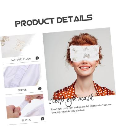 Healifty 9 Pcs Plush Eye Mask Set for Women - Lightproof Night Eye Cover for Sleeping - Creative Elastic Travel Eye Shades - Buy Online on GoSupps.com