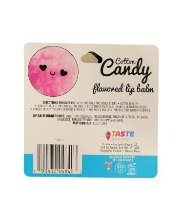 Taste Beauty Cotton Candy Lip Balm - Moisturizing Flavor 0.012 oz - International Shipping Available - Buy Online on GoSupps.com