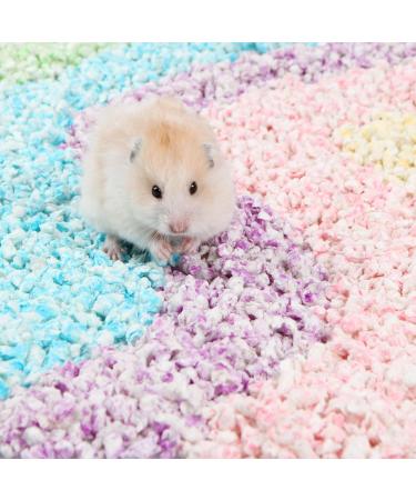 BUCATSTATE Paper Bedding 1KG - Dust-Free Absorbent Pet Litter for Small Animals (Blue) | Guinea Pig, Rabbit, Hamster Bedding Pellets - Odor Control - Buy Online on GoSupps.com