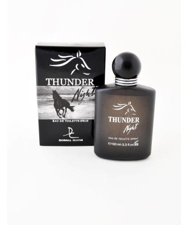 THUNDER NIGHT BY DORALL COLLECTION COLOGNE FOR MEN 3.3 OZ / 100 ML EAU DE TOILETTE SPRAY