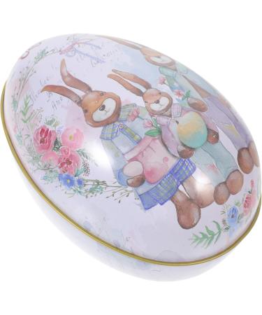 Alipis 2pcs Box Easter Eggs Easter Supplies Sugar Case Sweet Container Storage Tin Candy Props Tinplate 11.00X7.00X6.50CMx2pcs As Shownx2pcs - Buy Online on GoSupps.com