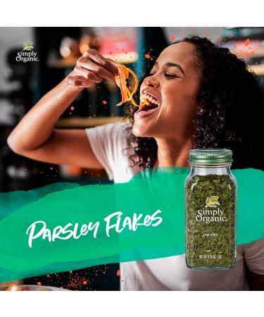 Simply Organic Parsley 0.26 oz (7 g) - Premium Culinary Herb for Flavor & Freshness - Buy Online on GoSupps.com
