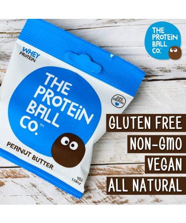 The Protein Ball Co Peanut Butter 45g - Nutritious Snack for Energy Boost - Buy Online on GoSupps.com
