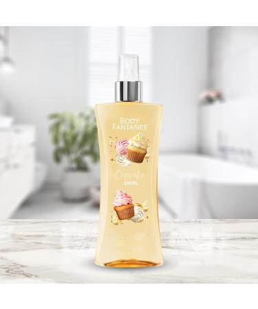 Body Fantasies Signature Fragrance Body Spray Cupcake Swirl 8 fl oz Fruity - Buy Online on GoSupps.com