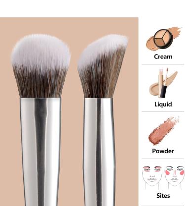Pinceau anti-cernes pinceau de maquillage biseaut pour estomper sous les yeux motif patte de chaton (189 anti-cernes) - Buy Online on GoSupps.com