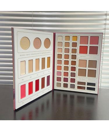 Palette De Fards Paupi res | 52 Couleurs Matte Shimmer et Contour - Kit de Fard Joues et Illuminateur Imperm able - Pour Femmes Usage Quotidien Soir e Performance Sc nique et Soin de la Peau d - Buy Online on GoSupps.com