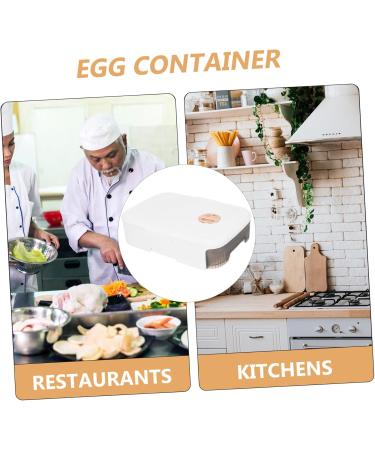 GRIRIW Box Refrigerator Egg Carton Plastic Drawers Containers with Lids Fridge Egg Storage Cases Egg Plate - Buy Online on GoSupps.com