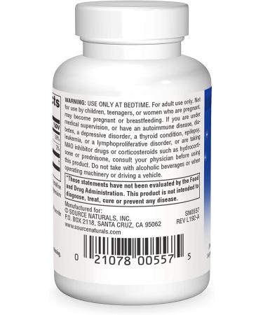 Source Naturals Melatonin 5 mg - 120 Tablets for Sleep Support - Buy Online on GoSupps.com