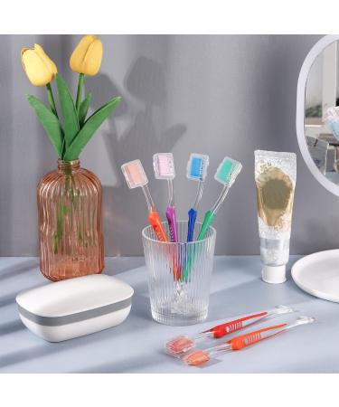 6 Pcs Double Ended Orthodontic Toothbrushes for Braces - Teen & Adult Manual Toothbrushes - Buy Online on GoSupps.com