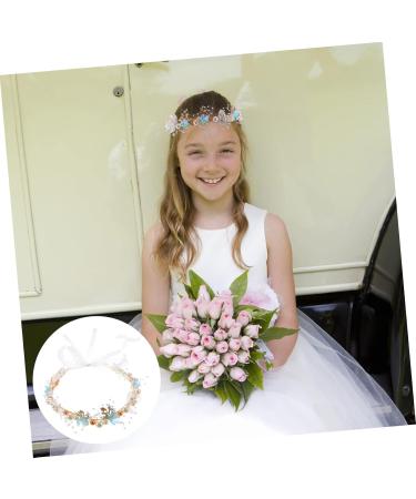 Lifkomes 3-Pack Floral Headband Hair Accessories for Girls | Wedding Flower Girl Headdress & Crown - Buy Online on GoSupps.com