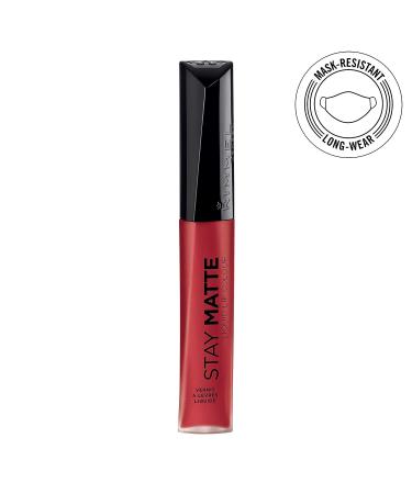 Rimmel Stay Matte Lip Liquid  Fire Starter  0.21 Fl Oz (Pack of 1) Fire Starter Pack of 1 - Buy Online on GoSupps.com