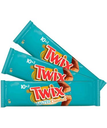 Twix Caramello Salato Maxi Stecca da 10 Confezioni Bipack Salted Caramel Twix Salted Caramel Maxi Stick with 10 packs Bipack Salted Caramel 24 x 460 g + Italian Gourmet Polpa 400 g - Buy Online on GoSupps.com