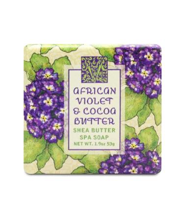 Greenwich Bay Mini Botanical Soap Bars 12 Pack 1.9 oz Each Individually Wrapped Guest Soaps for Airbnb Spa Travel Bath Travel Size Bar Soap Set African Violet - Buy Online on GoSupps.com