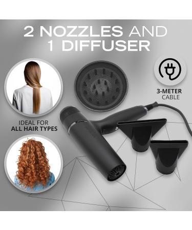 Corioliss BLDC Whisper hairdryer black - Buy Online on GoSupps.com