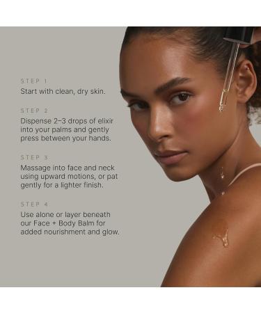 TALOVA - Botanical Elixir 2oz, Botanical Face Oil Moisturizer, Natural & Clean Anti Aging Hydrating Facial Oil with Jojoba, Vitamin E & C Serum, Treats Fine Lines & Wrinkles, Dark Spots Corrector - Buy Online on GoSupps.com