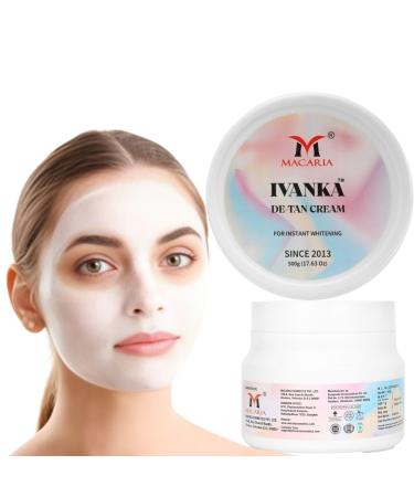 MACARIA Ivanka detan Cream for Full BodyUnderarm Neck Armpit Knees Elbows Dark Spot Remover Skin Lightening Brightening & Whitening Cream for Butt Bum Booty Breast Bust Intimate Areas for Women