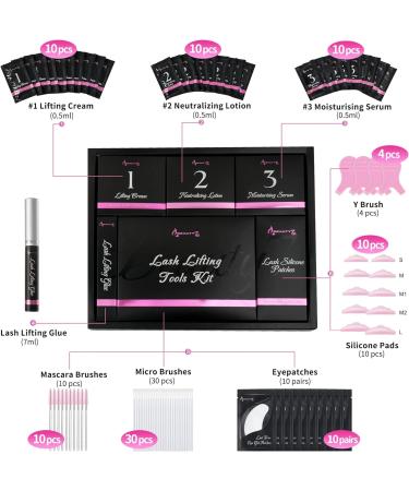 Eyelash Lift Kit 2 in 1 Professional Lash Lift and Brow Lamination Kit Semi Permanent Lash Curling Extension Set Individual Package for Eyelash Treatment Beauty7 - Buy Online on GoSupps.com