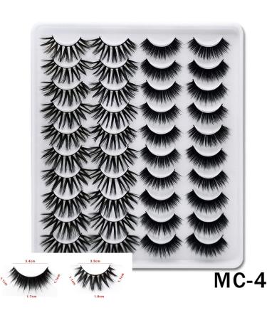 Gladystore 3D False Eyelashes | Reusable Long & Thick Fake Lashes - 20 Couples of Magnetic Eyelashes for Stunning Makeup | Shop Internationally - Buy Online on GoSupps.com