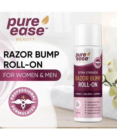 Razor Bump Treatment for Bikini Area | Ingrown Hair Serum with Vitamin E AHA/BHA & Camphor Soothes Razor Burns & Irritated Skin - Buy Online on GoSupps.com