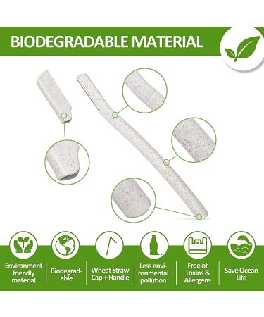 Cheeroyal Biodegradable Dermaplaning Blades - 3/6 Pack Facial Razors for Men & Women - Eco-Friendly Peach Fluff Razor - Buy Online on GoSupps.com