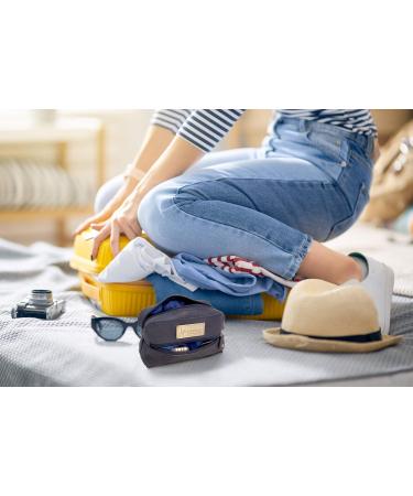 Catwalk Collection Handbags - Women's Leather Makeup Bag & Cosmetic Bag - Multifunctional Travel Bag - Savannah Black - Buy Online on GoSupps.com