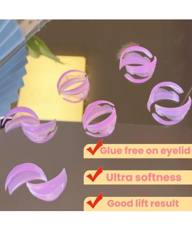 Lash Lift Shields C Curl - 5 Sizes Flexible Perming Pads for Natural Curl | Pink Eyelash Shield & Rapid Lifting Rods - 100 Uses - Buy Online on GoSupps.com