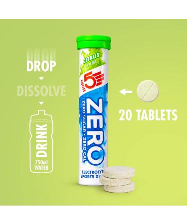Buy High5 Zero-Citrus - Sugar-Free Sports Drink Tablets for Energy & Hydration | International Shipping Available - Buy Online on GoSupps.com