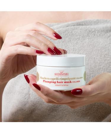  Maternatura Maternatura Anti-aging Plumping Hair Mask with Collagen Antioxidant Effect Made in Italy 200 ml - Buy Online on GoSupps.com