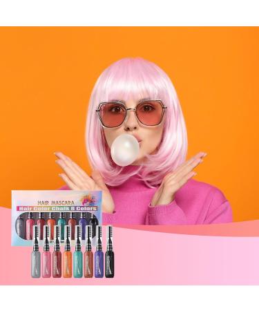 Ensemble de peignes craie pour cheveux ensemble de peignes de couleur craie pour cheveux temporaires Mascara Couleur des Temporaire Ensemble de pour 8 B 1 unit (Lot de 1) - Buy Online on GoSupps.com