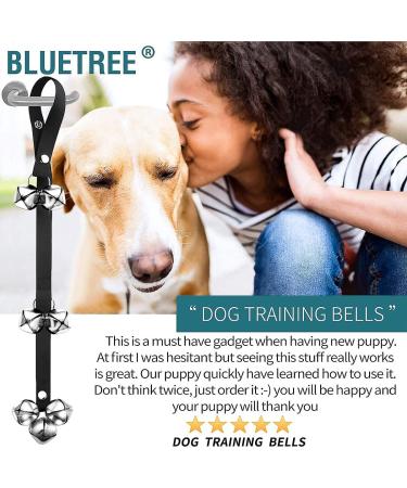 BLUETREE 2 Pack Dog Doorbells - Premium Quality Potty Training Bells for Dogs - Adjustable & Easy to Use - 7 Extra Large Loud DoorBells - Buy Online on GoSupps.com