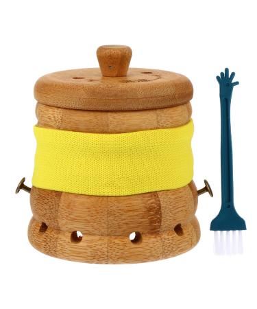 1 set of suspension mopibustning instrument Moxatopf made of wood holder for moxibusion sticks holder for moxa burner mugwort temperature control bamboo tube china