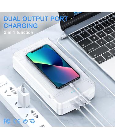 Funfe Nail Tool Sterilizer with Blue Light - Portable UV Sterilizer Box for Nails - Manicure & Jewelry Sanitizer - White - Buy Online on GoSupps.com